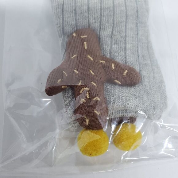 NWT Tiny Alpaca Gray & Brown Cactus Socks - Picture 3 of 5